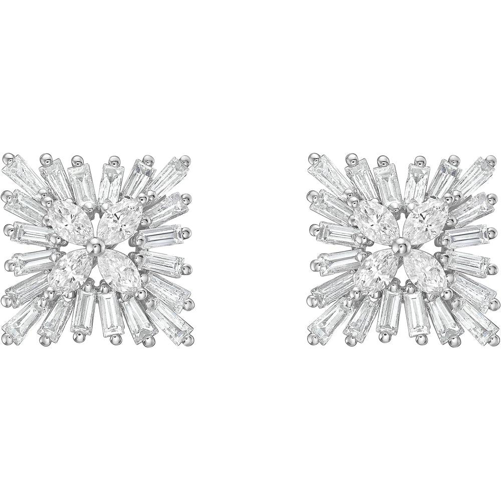 Ruchi New York - Alpinia Diamond Stud Earrings in 18K White Gold