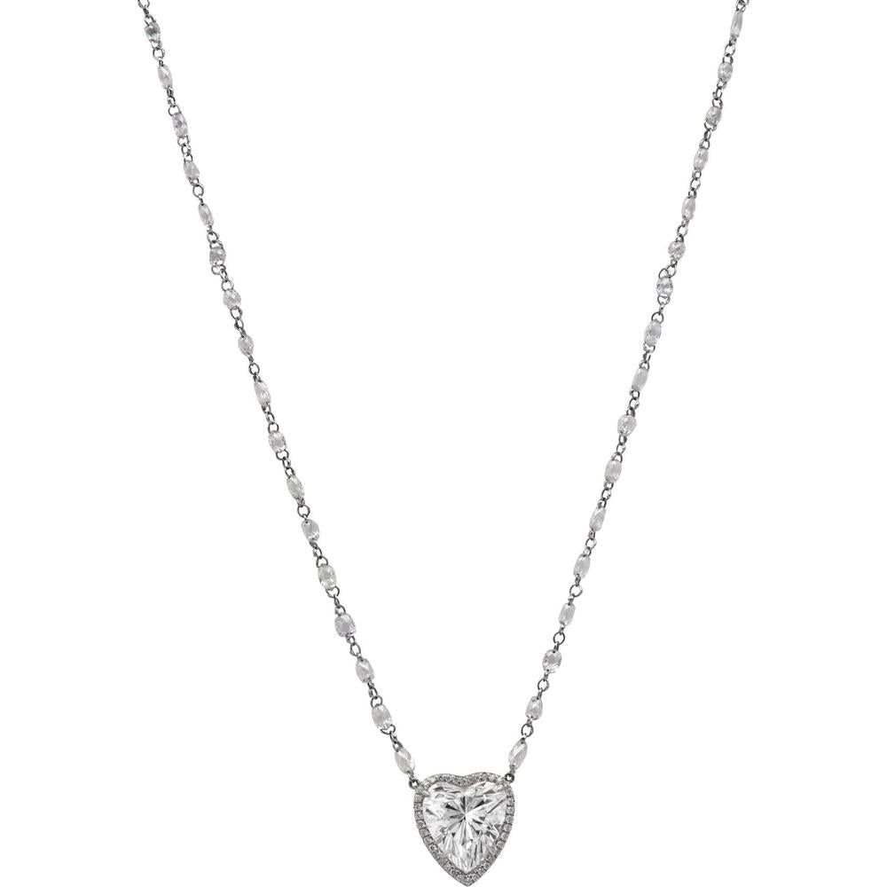 Ruchi New York - Amore Pendant Necklace in 18K White Gold