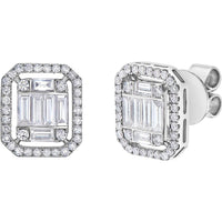 Ruchi New York - Anais Diamond Earrings in 18K White Gold