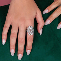 Ruchi New York - Antares Diamond Cocktail Ring in 18K White Gold