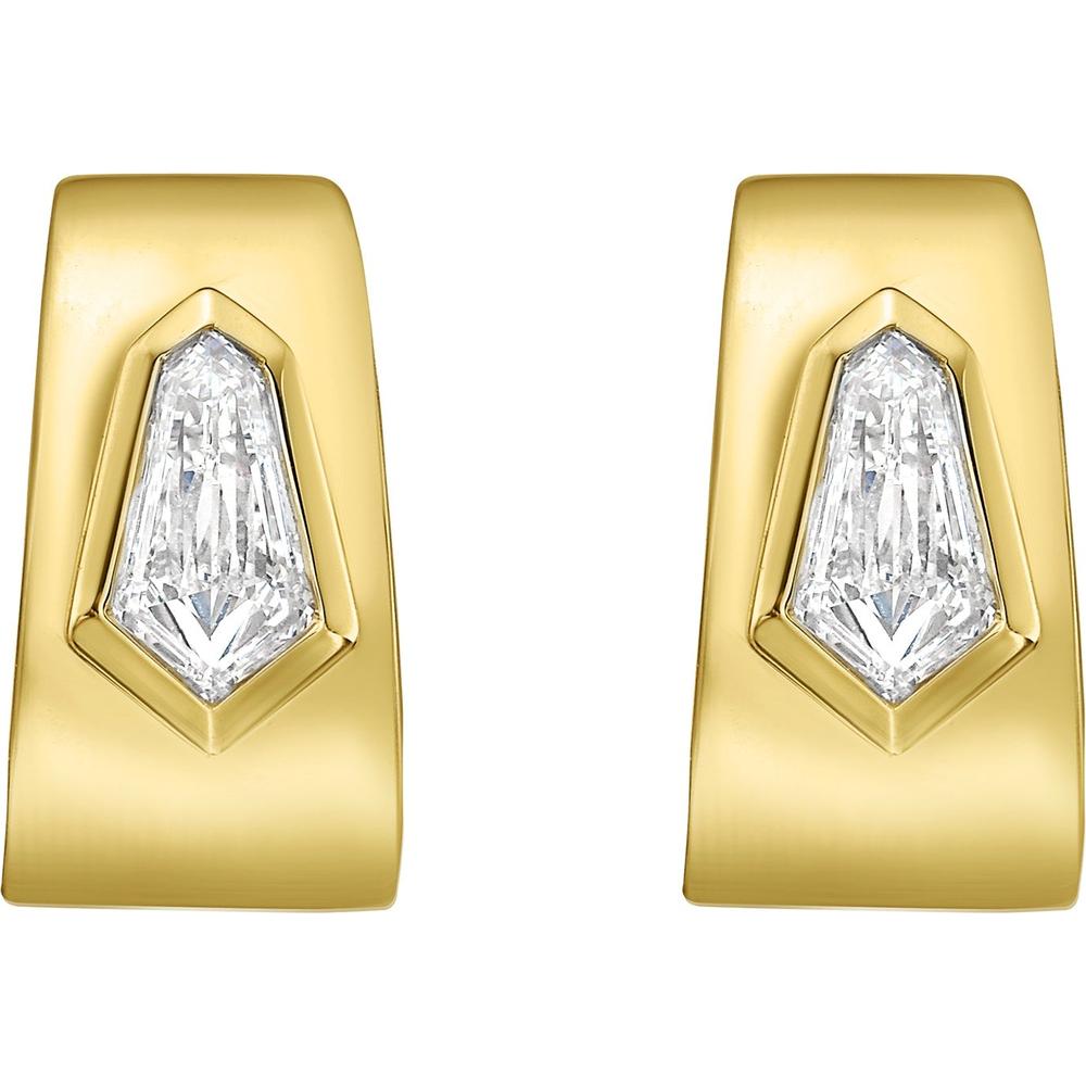 Ruchi New York - Benette Diamond Earrings in 18K Yellow Gold