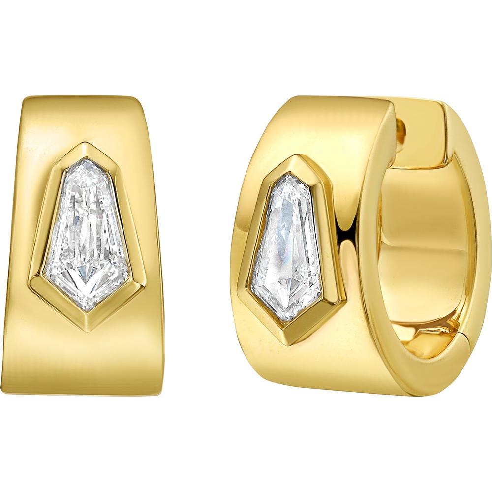 Ruchi New York - Benette Diamond Earrings in 18K Yellow Gold
