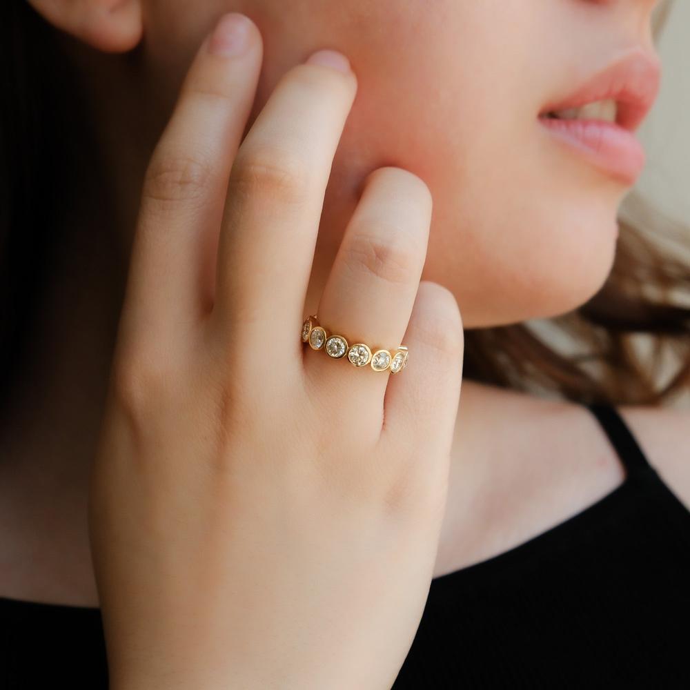 Ruchi New York - Bora Diamond Band 2.75ct in 18K Yellow Gold