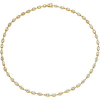 Ruchi New York - Bora Diamond Tennis Necklace in 18K Yellow Gold