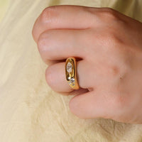 Ruchi New York - Ciara Diamond Band in 18K Yellow Gold