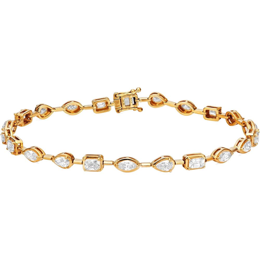 Ruchi New York - Ciara Diamond Bracelet in 18K Yellow Gold