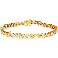 Ruchi New York - Etesian Diamond Tennis Bracelet in 18K Yellow Gold