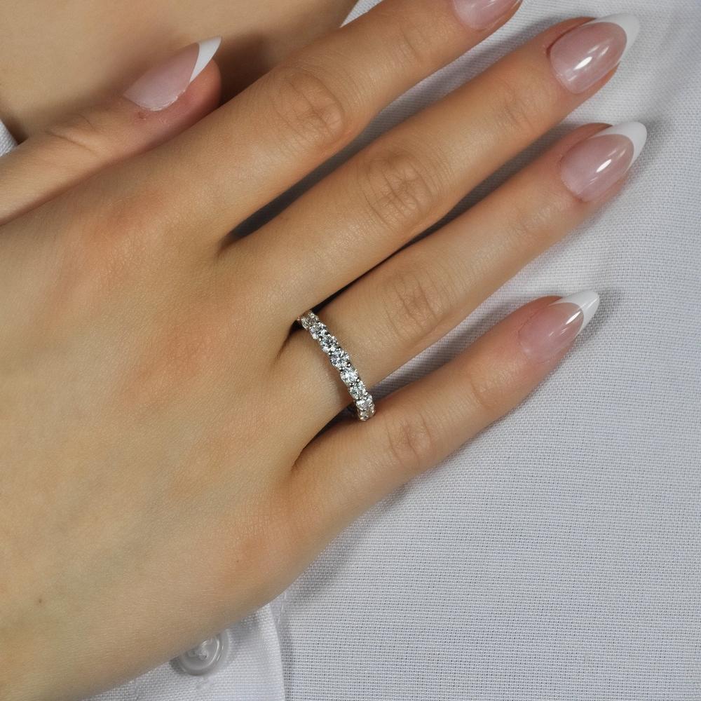 Ruchi New York - Etoile Diamond Infinity Ring in 18K White Gold