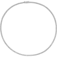 Ruchi New York - Etoile Diamond Tennis Necklace in 18K White Gold