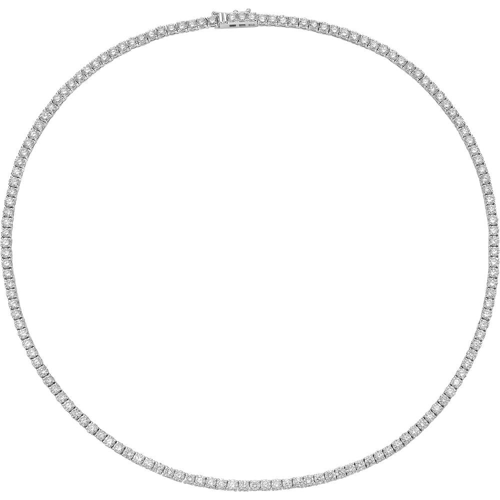 Ruchi New York - Etoile Diamond Tennis Necklace in 18K White Gold