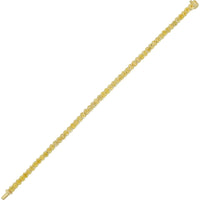 Ruchi New York - Fenice 10.97 Carat Fancy Yellow Diamond Tennis Bracelet in 18K Yellow Gold - Ruchi New York