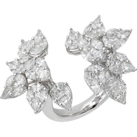 Ruchi New York - Fjord Open Diamond Cocktail Ring in 18K White Gold