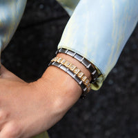Ruchi New York - Helga Diamond Bangle in 18K Black Rhodium White Gold