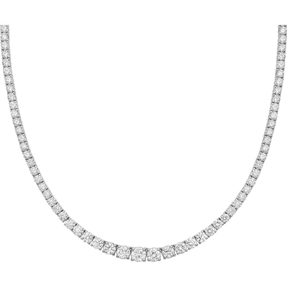 Ruchi New York - Hera Diamond Tennis Necklace in 18K White Gold