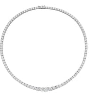 Ruchi New York - Hera Diamond Tennis Necklace in 18K White Gold
