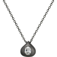 Ruchi New York - Inga Diamond Pendant Necklace in 18K Black Rhodium White Gold
