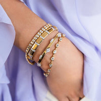Ruchi New York - Istrella Diamond and 18K Yellow Gold Bracelet