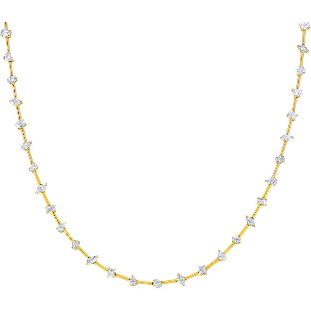 Ruchi New York - Ivy Diamond Tennis Necklace in 18K Yellow Gold