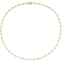 Ruchi New York - Ivy Diamond Tennis Necklace in 18K Yellow Gold
