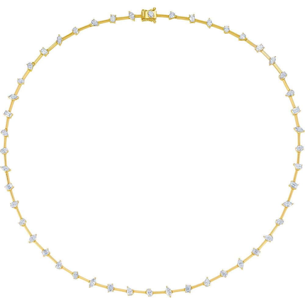 Ruchi New York - Ivy Diamond Tennis Necklace in 18K Yellow Gold