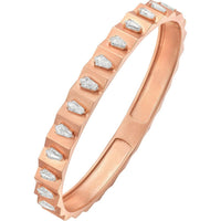 Ruchi New York - Katerina Diamond Bangle in Rose Gold in 18K Rose Gold