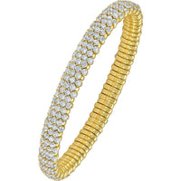 Ruchi New York - Klimt Diamond Bracelet in Yellow Gold in 18K Yellow Gold