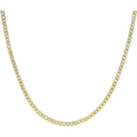 Ruchi New York - Levant Diamond Tennis Necklace in 18K Yellow Gold