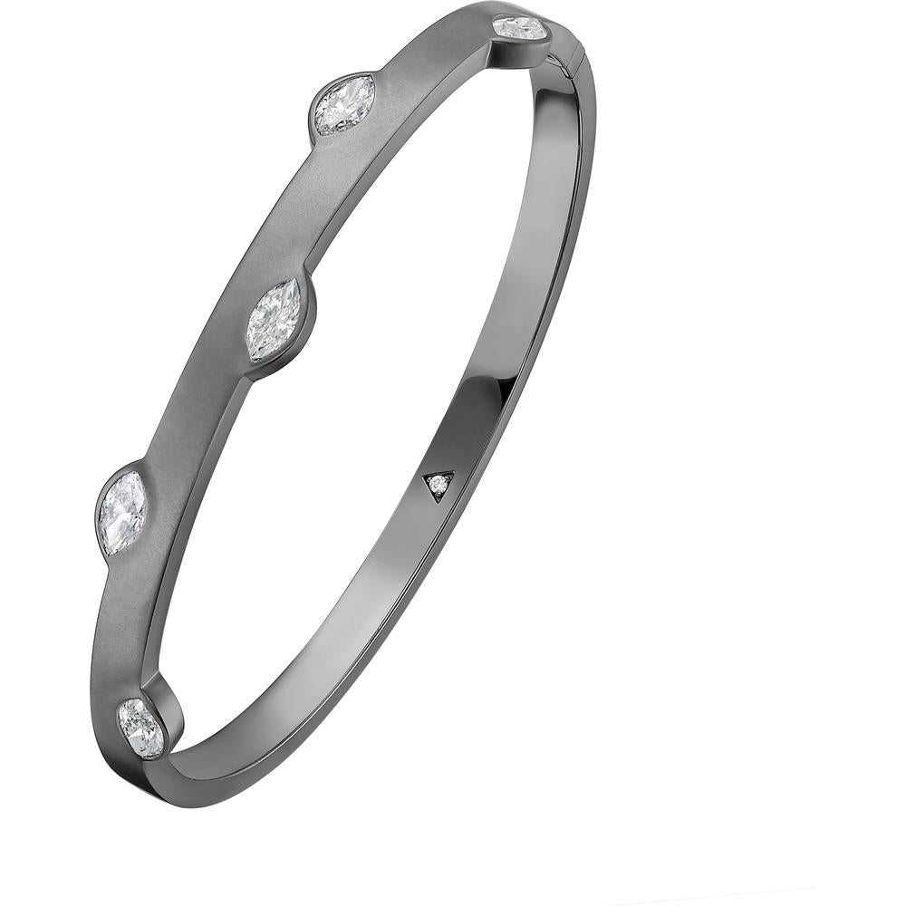 Ruchi New York - Lukerti Diamond Bangle in 18K White Gold