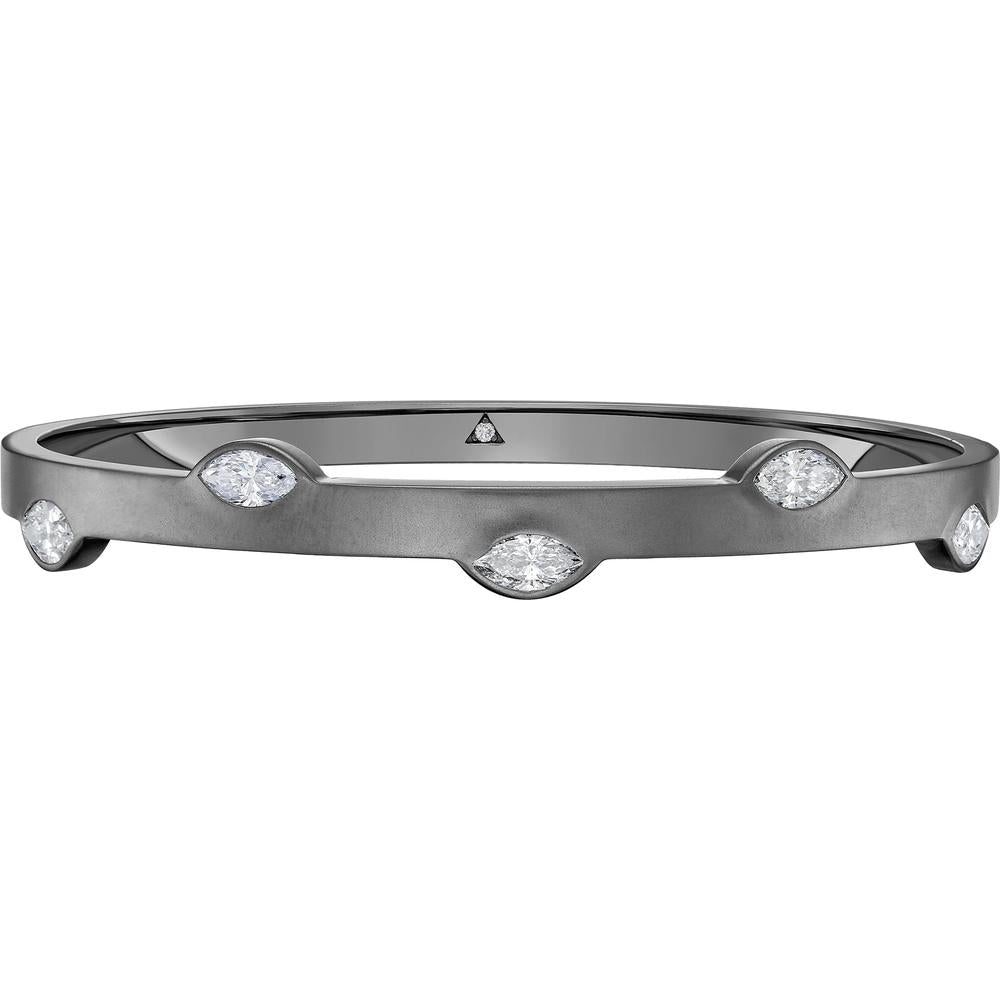 Ruchi New York - Lukerti Diamond Bangle in 18K White Gold