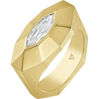 Ruchi New York - Luxor Marquise Diamond Solitaire Ring in 18K Yellow Gold - Ruchi New York