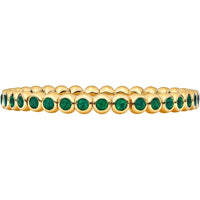 Ruchi New York - Marguerite Emerald Bracelet in 18K Yellow Gold