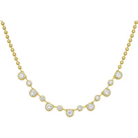 Ruchi New York - Mia Diamond Necklace in 14K Yellow Gold