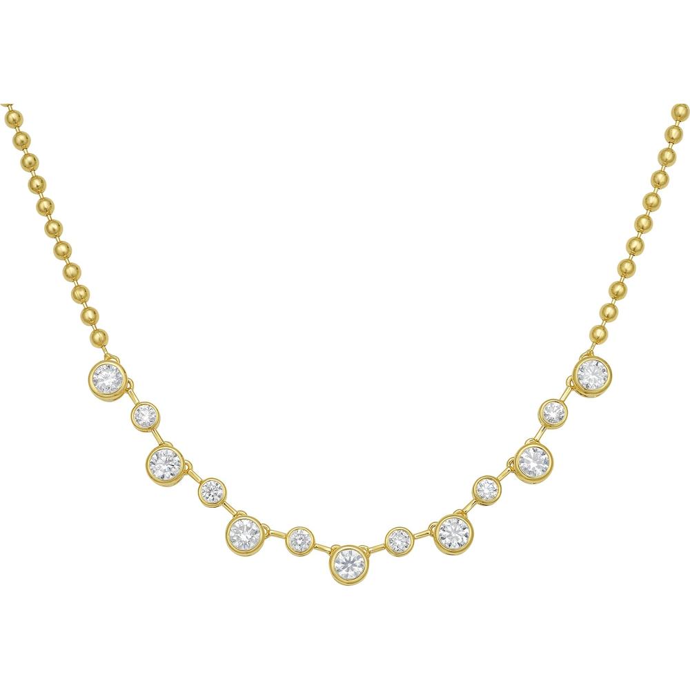 Ruchi New York - Mia Diamond Necklace in 14K Yellow Gold