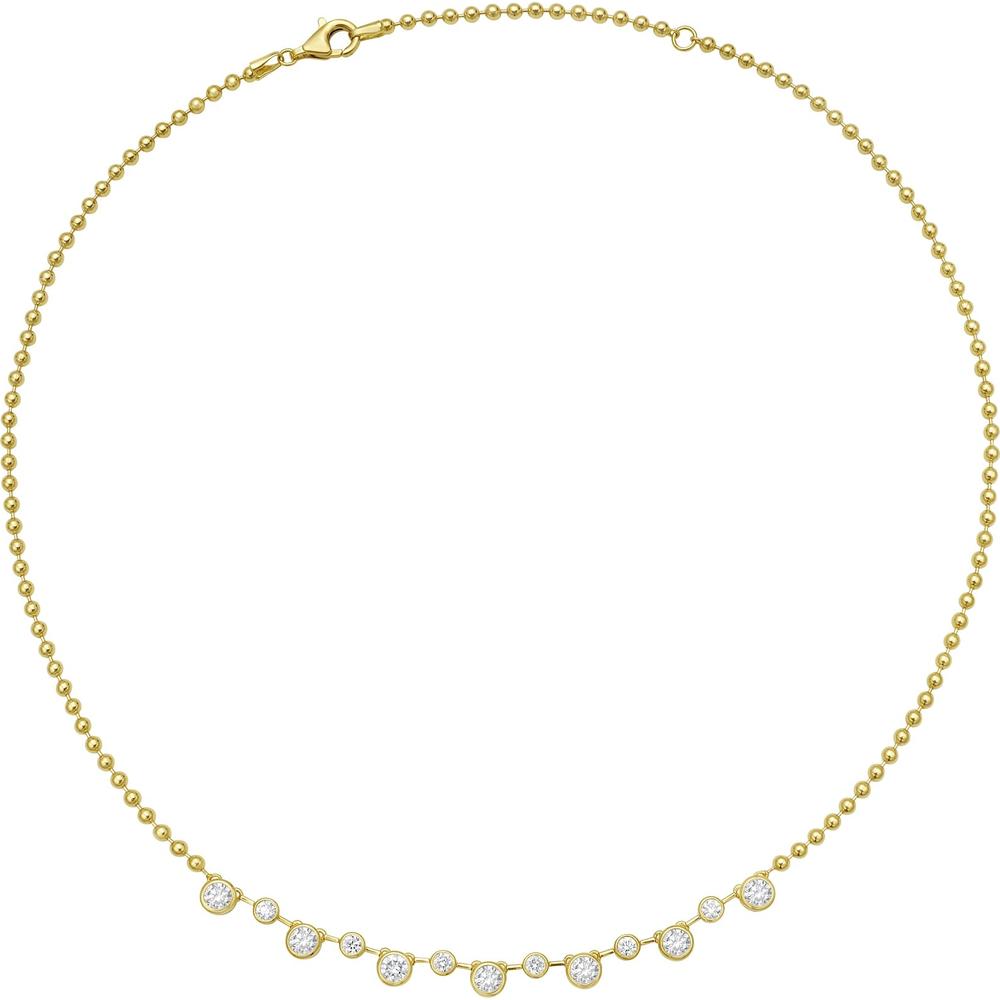 Ruchi New York - Mia Diamond Necklace in 14K Yellow Gold