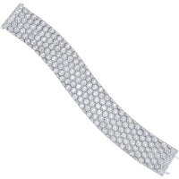 Ruchi New York - Miel Diamond Statement Bracelet in 18K White Gold