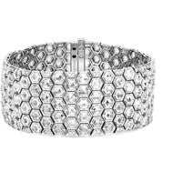Ruchi New York - Miel Diamond Statement Bracelet in 18K White Gold