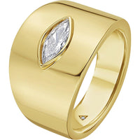 Ruchi New York - Mistral Diamond Band in 18K Yellow Gold