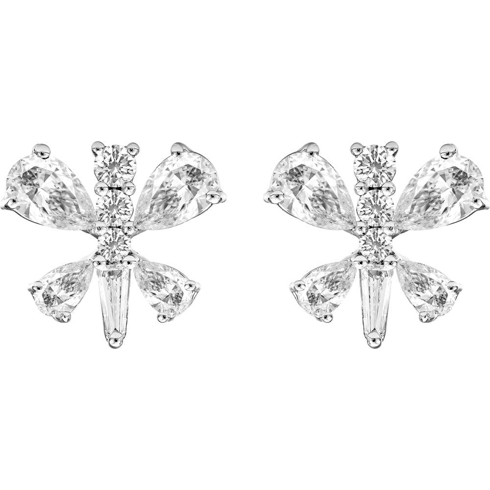 Ruchi New York - Nabi Diamond Stud Earrings in 18K White Gold