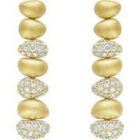 Ruchi New York - Natera Diamond Linear Earrings in 18K Yellow Gold