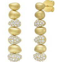 Ruchi New York - Natera Diamond Linear Earrings in 18K Yellow Gold