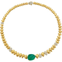 Ruchi New York - Natera Statement Necklace in 18K Yellow Gold
