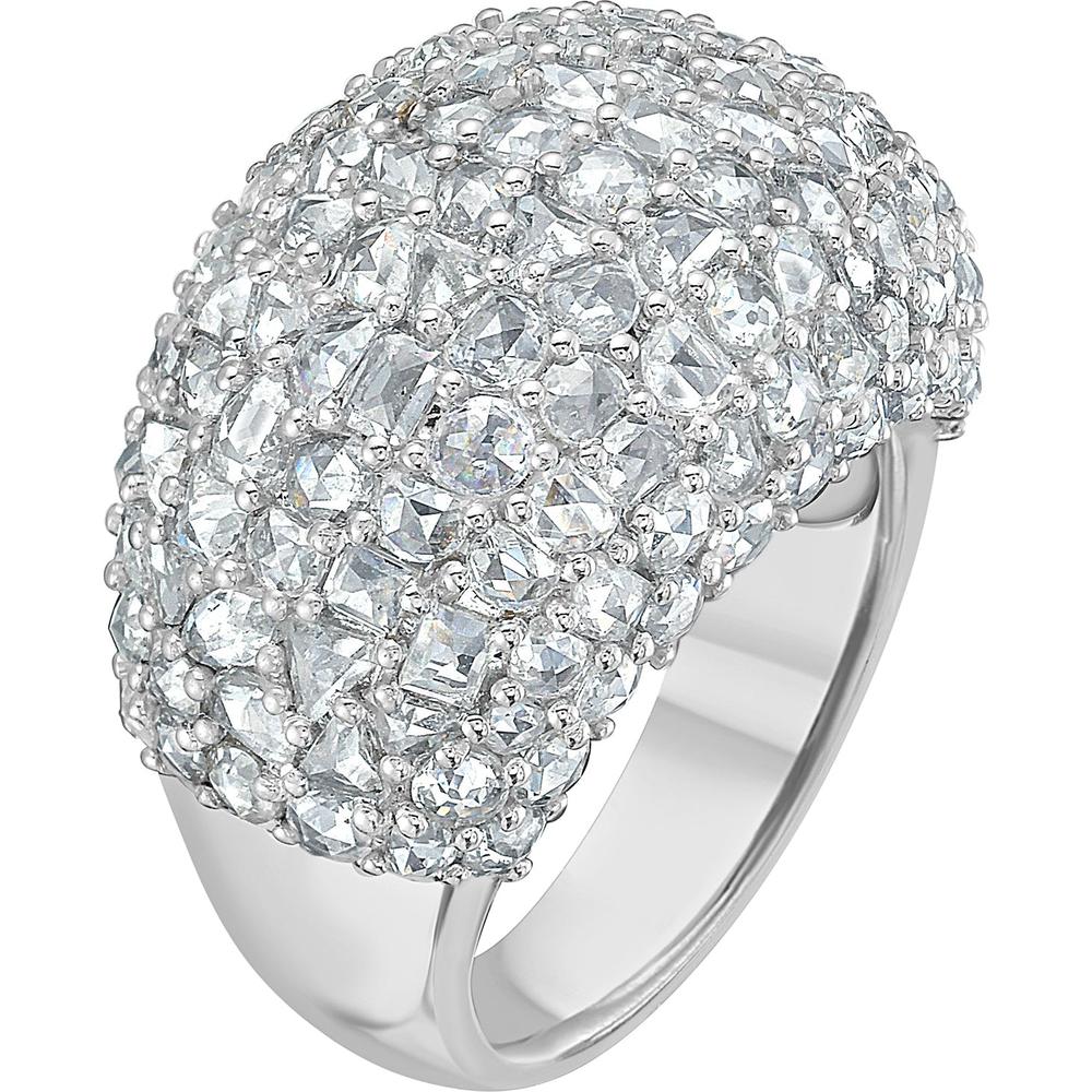 Ruchi New York - Orion Rosecut Cocktail Ring in 14K White Gold