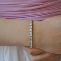 Ruchi New York - Orpheus Diamond Tennis Bracelet in 18K White Gold