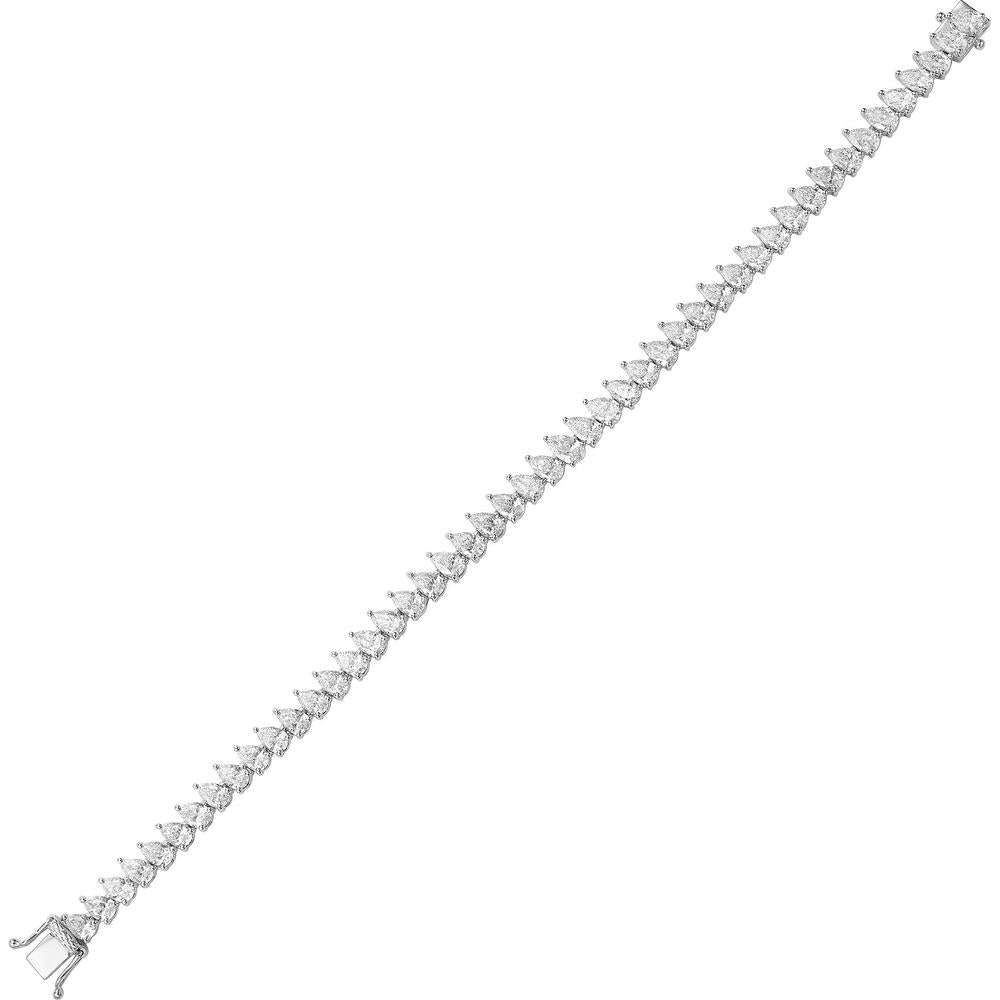 Ruchi New York - Orpheus Pear Cut Diamond Bracelet in 18K White Gold