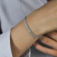 Ruchi New York - Orpheus Pear Cut Diamond Bracelet in 18K White Gold