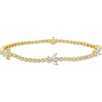 Ruchi New York - Papillon Blanc Diamond Butterfly Bracelet in 18K Yellow Gold