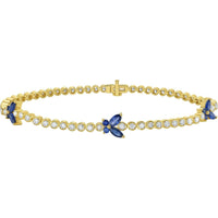 Ruchi New York - Papillon Diamond Butterfly Bracelet in 18K Yellow Gold