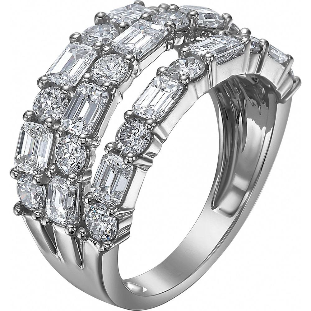 Ruchi New York - Paradis Diamond Three Row Band in 18K White Gold