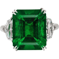 Ruchi New York - Royal Emerald Ring in Platinum