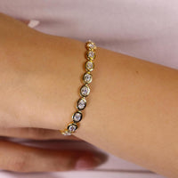Ruchi New York - Santina Diamond Bracelet in 18K Yellow Gold